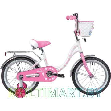 Детский велосипед Novatrack Butterfly 167BUTTERFLY.WPN20 (белый/розовый, 2020)